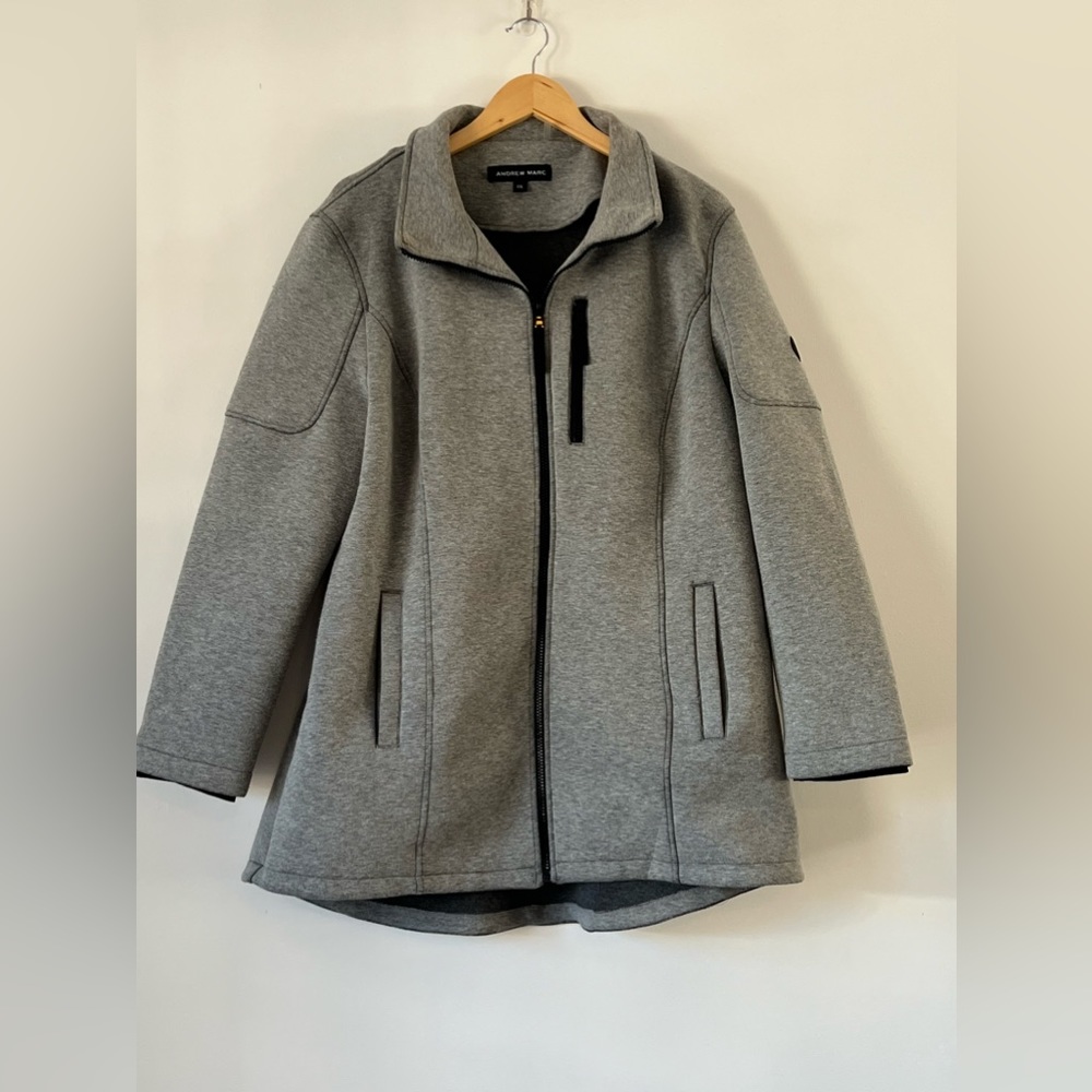 Andrew Marc Grey Coat Size XXL